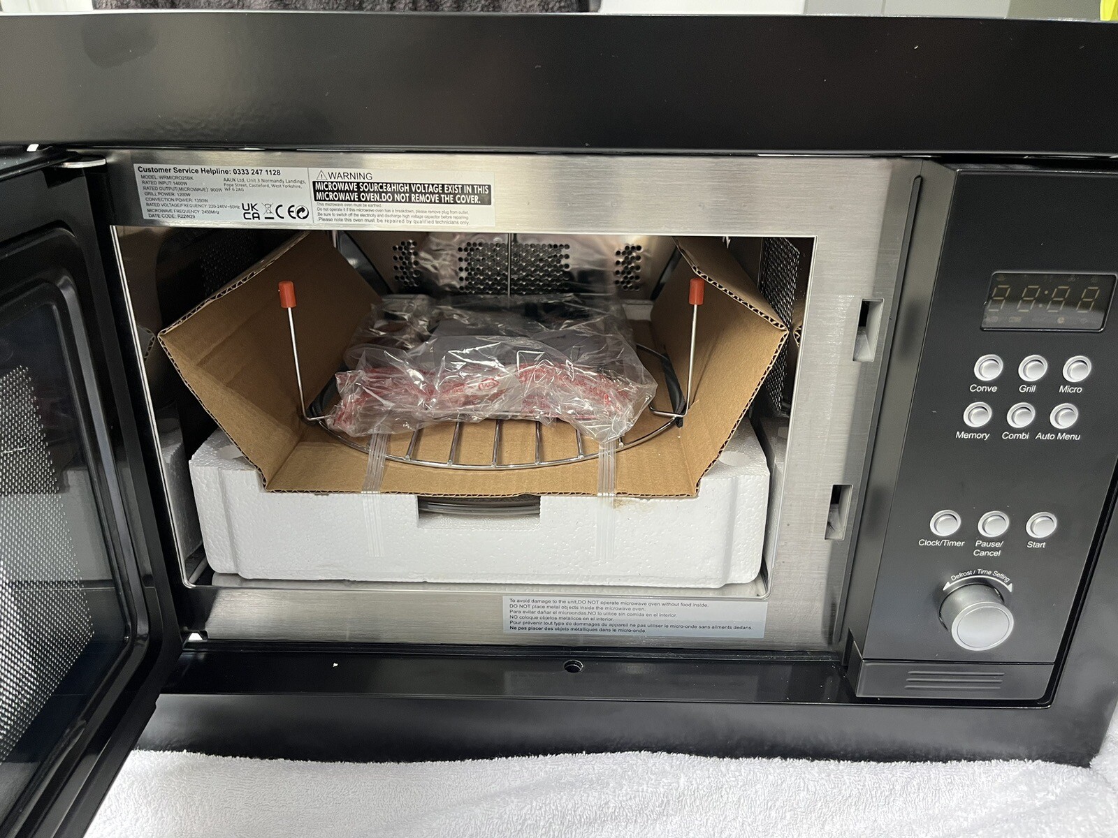 Wren Kitchens Viceroy Integrated/built In Microwave With Grill eBay