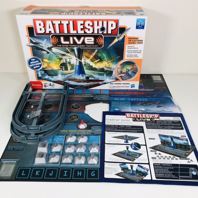 Battleship Live Electronic Board Game Hasbro 2011 Complete for sale