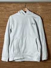 Under Armour Sweater Women's Medium White Long Sleeve Hoodie Standard Logo
