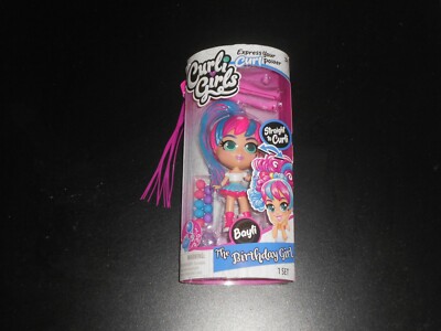 NEW, Curli Girls Doll - Bayli- The Birthday Girl