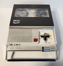 Craig Model 212 Portable Reel To Reel Tape Recorder Microphone Sold As Is