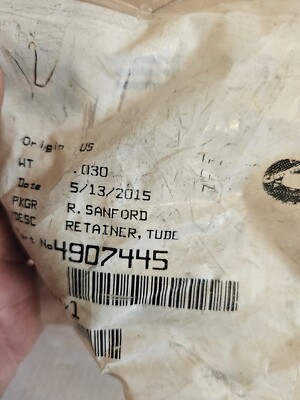 New OEM Genuine Cummins RETAINER,TUBE 4907445 | eBay