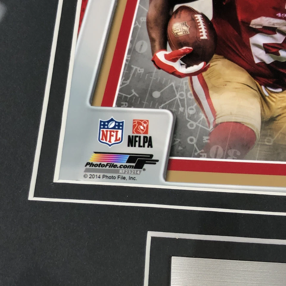 "Foto enmarcada de 8x10 collage de jugadores de San Francisco 49ERS NFLPA 2014 (marco 13"" x 16""" Foto 4 de 4