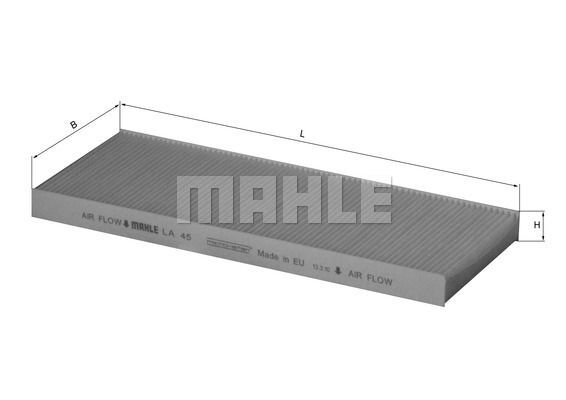 Knecht Mahle Innenraumfilter Pollenfilter Audi LA 45-image