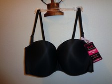Maidenform Strapless Bra NWT Size 40D Style 05032 Black Underwire