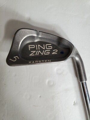 Ping Zing 2 Iron with steel shaft Blue Dot 5 Iron