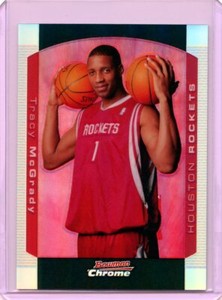 TRACY McGRADY 2004-05 Bowman Chrome REFRACTOR /300 💎 Rockets HOF