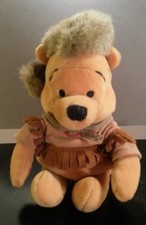 Frontier Pooh - Winnie the Pooh - Disney Store 8" Bean Bag Plush -