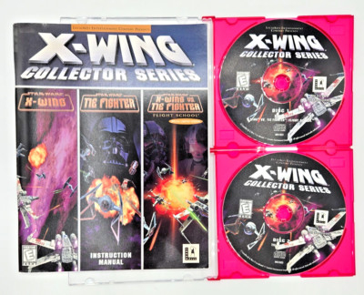 Star Wars: X-Wing Collector Series, PC CDROM, X-Wing, TIE Fighter, Flight School