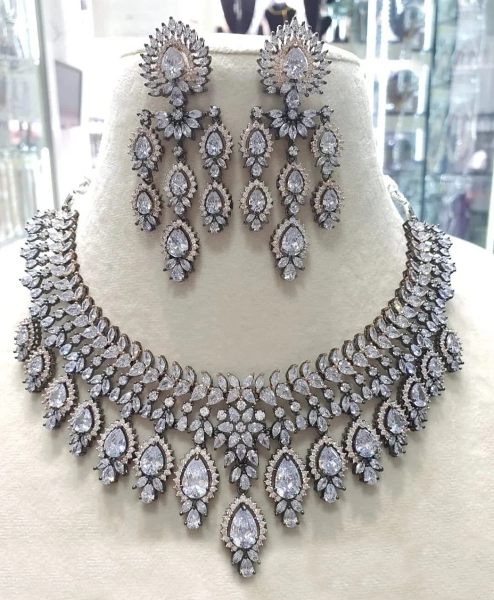 New model shop wedding jewellery set