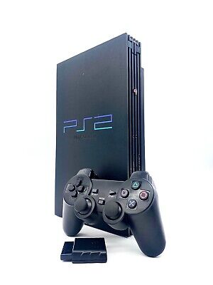 Restored Sony PlayStation 2 PS2 Slim Console Black Matching