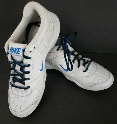 Nike City Court VI Sport Shoes ~ Sty#431955-101 ~ White w/Blue Swoosh ~  Size 4Y | eBay