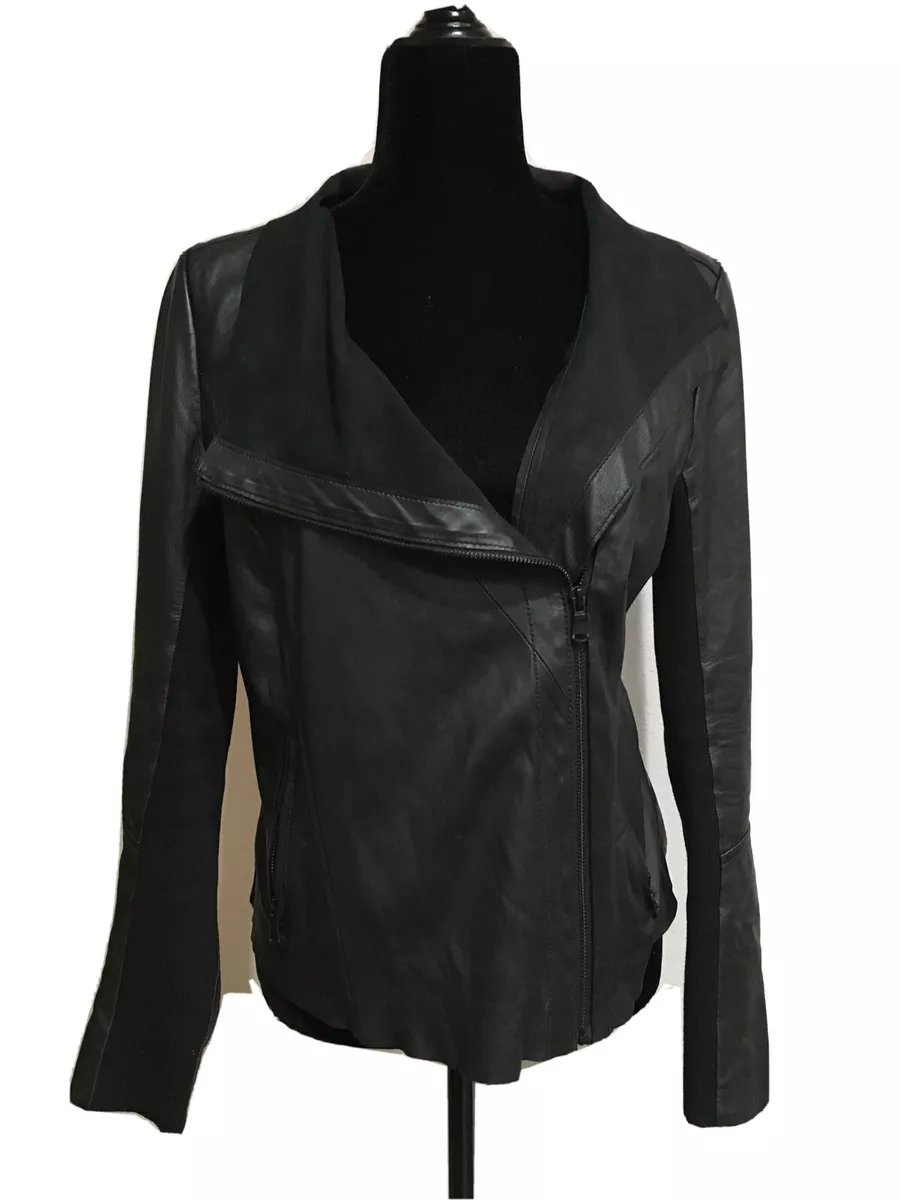 Trouve leather best sale jacket