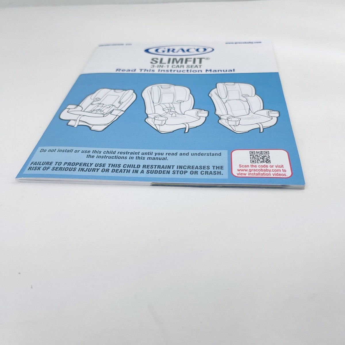 Graco 2023 Slimfit in CarSeat Instruction Manual