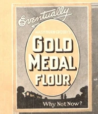 Antique 1919 Ad Gold Medal Flour Washburn Crosby Make Best Bread 10/1919