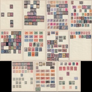 Portuguese Colonies Azores Stamps 1868 1930 Collection On Pages