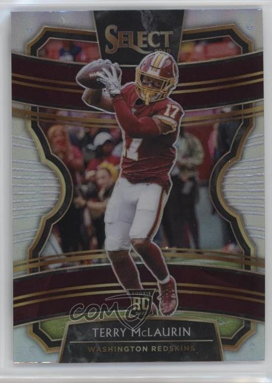 2019 Panini Select Concourse Silver Prizm Terry McLaurin #89 Rookie RC