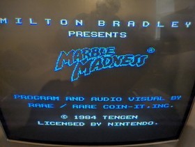 Marble Madness NES Nintendo PAL A Cart