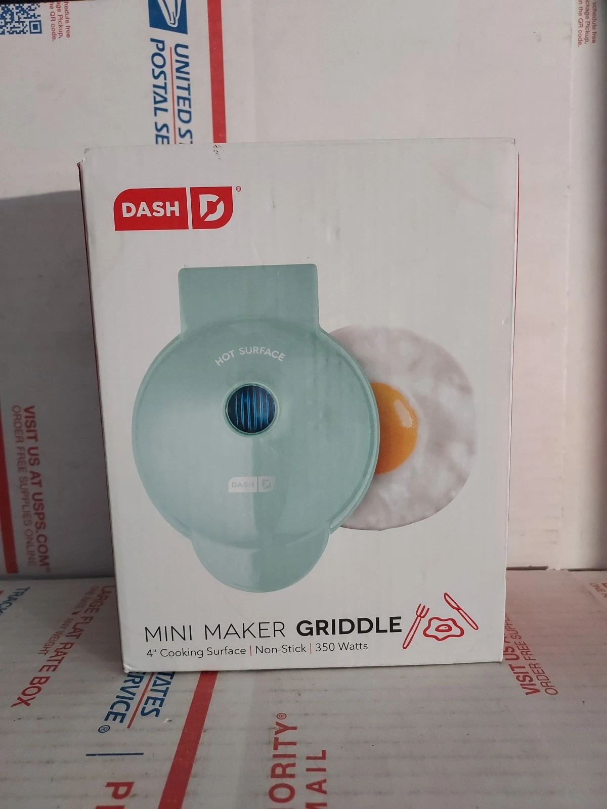 Dash Mini Maker Electric Round Griddle for Pancakes Eggs & More - T8#301