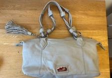 Light Grey Leather Handbag Butterfly By Matthew Williamson SKU200