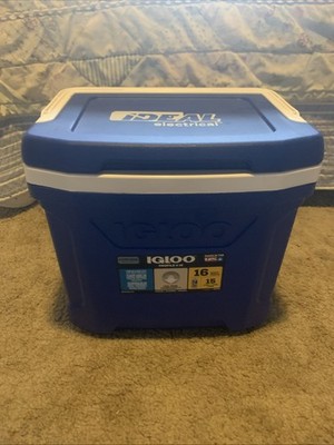 16 Quart Igloo Cooler With Ideal Electrical Logo On Lid
