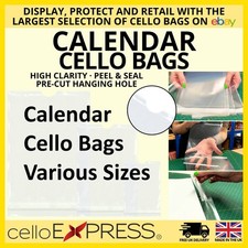 Klare Kalender Cellotaschen - Zellophan Displ...