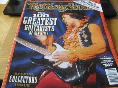 2003  ROLLING STONE MAGAZINE SEPTEMBER 18  100 GREATEST GUITARISTS ISSUE HENDRIX