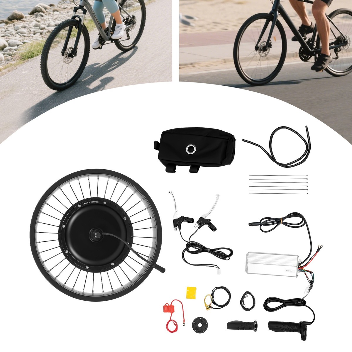 20 Inch Electric Bicycle Front Wheel Hub Motor E-Bike Conversion