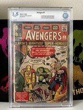 AVENGERS #1 (1963) CBCS 1.5 | 1st Appearance Avengers | Stan Lee Jack Kirby