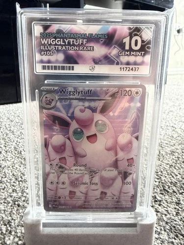 Pokémon TCG Wigglytuff 105/094 Gem Mint ACE 10