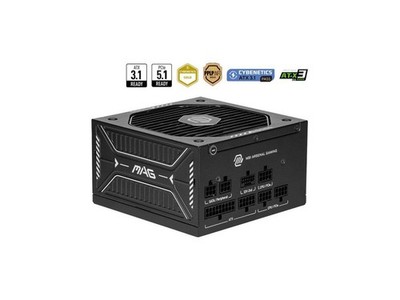 MSI MAGA750GLSPCIE5 750W Modular Gaming Power Supply 80 Plus Gold PCIe 5.1