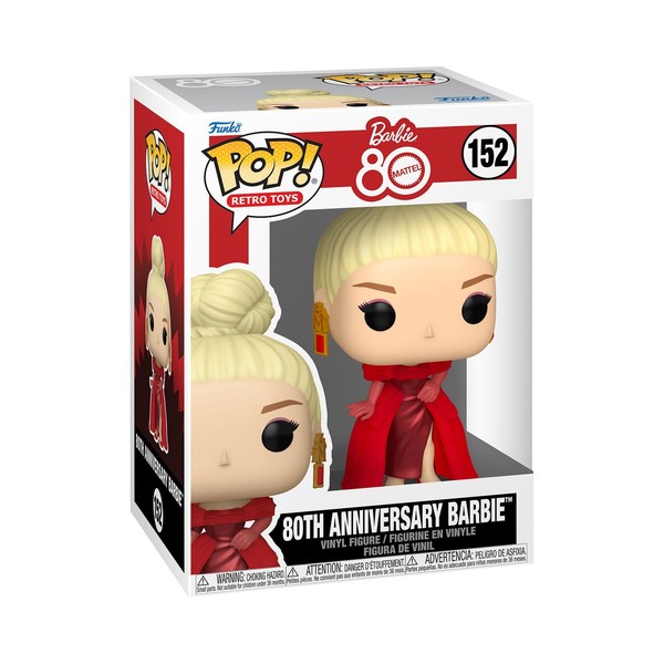 Funko Pop! Vinyl: Retro Toy S9 - Mattel 80Th Anniversary Barbie - Vinyl-Sammelfi-image