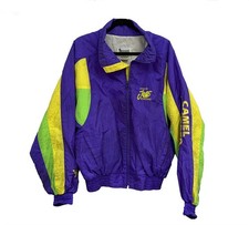 VTG Joe Camel R.J. Reynolds Smokin Joe's Racing Nylon Jacket XL