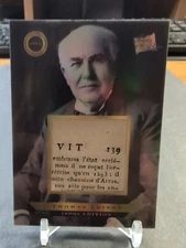 2024 Pieces of the Past 1800s Thomas Edison Document Relic #110