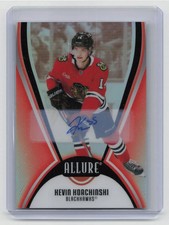 2025-26 Upper Deck Allure Hockey Kevin Korchinski #90 Red Rainbow Auto