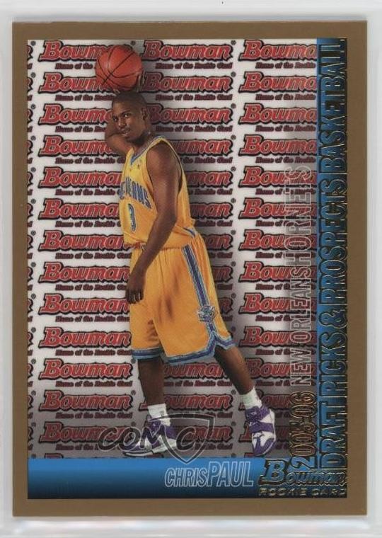 2005-06 Bowman Draft Gold Chris Paul #111 Rookie RC