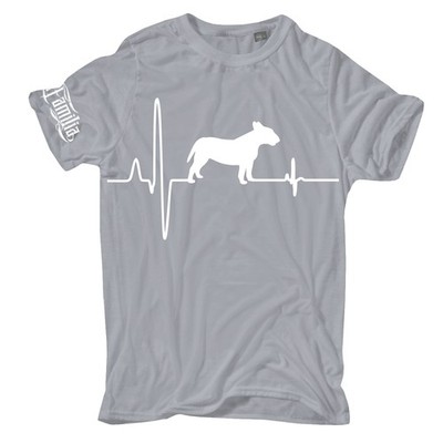 T-Shirt Bullterrier Herzschlag S bis 10XL bully miniatur geschenk geburtstag dog