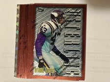 Topps Finest NFL Football Card Lot 8 Orlando Thomas Minnesota Vikings