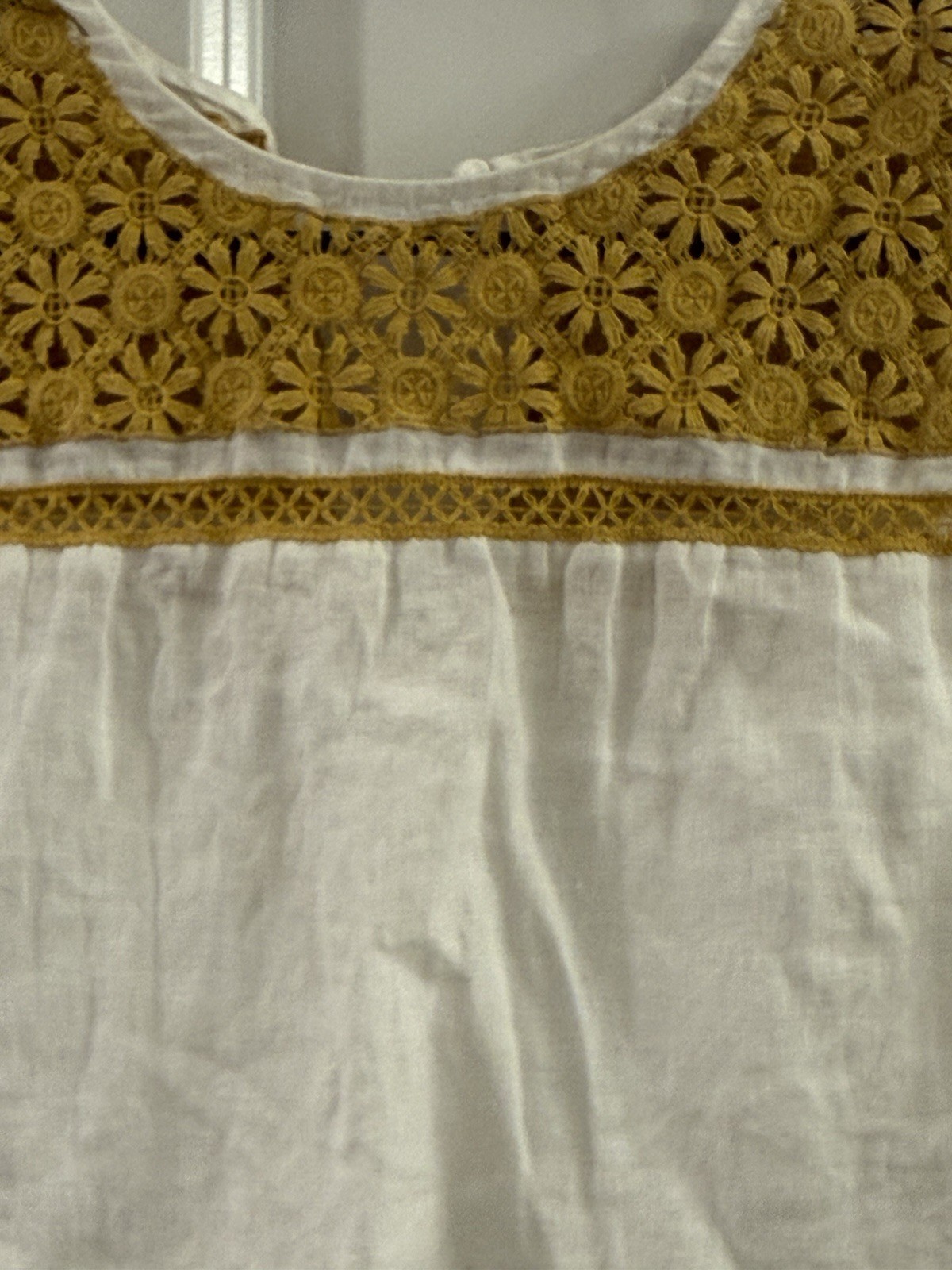 Tory Burch Women's Sleeveless Blouse 100% Linen, Size 10 thumbnail 3