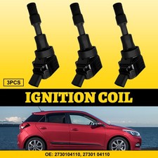 3x Ignition Coil FOR KIA PRO CEED JD 1.0 2015 to 2018 G3LC 2730104110 Pack of 3