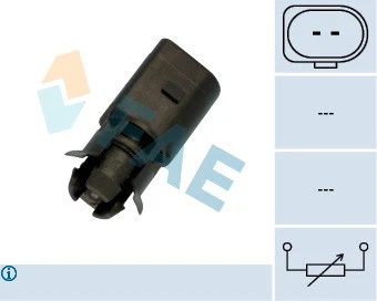 SENSOR TEMPERATURA EXTERIOR 33515 PARA VW GOLF/VI/PLUS/IV TOUAREG SHARAN CADDY Foto 2 de 4