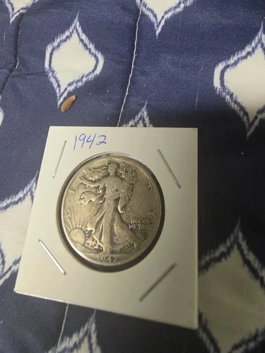 Photo of a 1942-D Walking Liberty Half Dollar from an eBay listing that sold on Jul 22, 2026