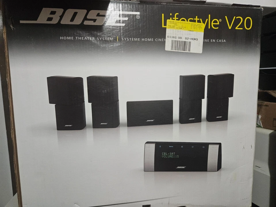Bose Lifestyle V20 5.1 Home Theater System - Black IN ORIGINAL BOX - Image 3 of 3