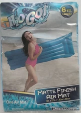 H2O Go Air Mat 6ft x 27" Matte Finish Inflatable Pool Lounge Float Raft New NIP