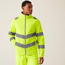 Regatta Mens Hi-Vis Pro Contract Ablaze 2 Layer Softshell Jacket