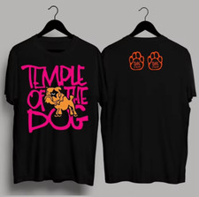 Temple of the Dog band heavy Cotton Black Shirt For Men All Size 2 Side JU167