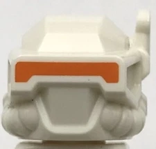 Lego New White Minifigure Headgear Helmet Space Closed Visor Breathing Tube