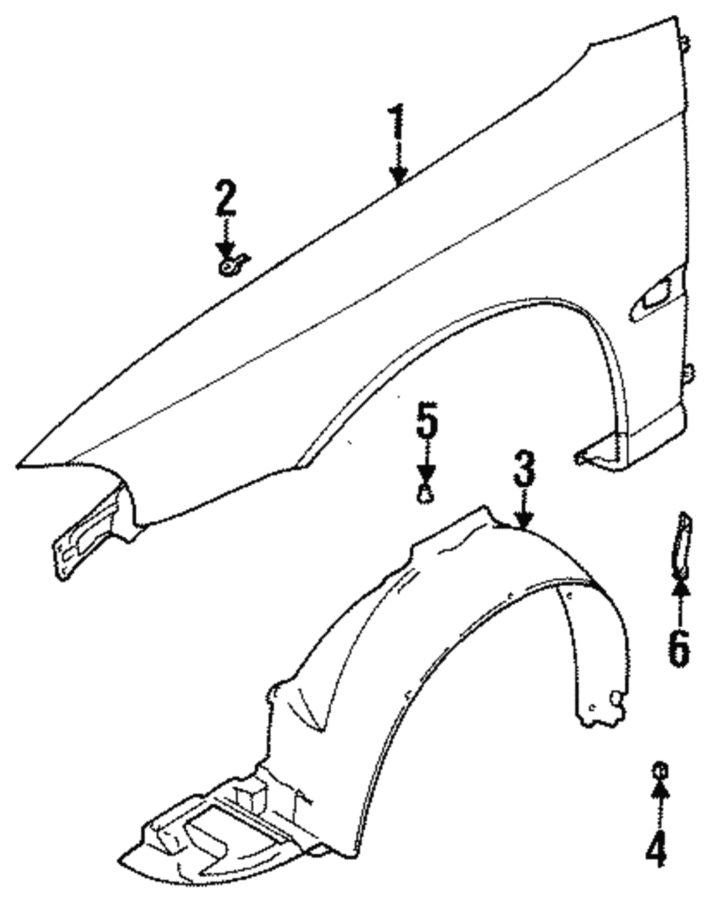 Subaru 59131AA000 Genuine OEM Fender Liner Grommet for sale online eBay