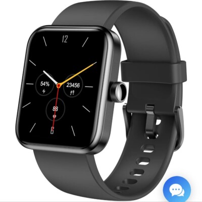 TOZO S2 Mini Smart Watch Alexa Fitness Tracker 5ATM Waterproof 1.5'' Touch Screen