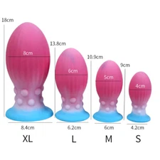 Oversize Butt Plug Liquid Silicone Anus Gay Dilator Stimulate Vaginal Sex Toys